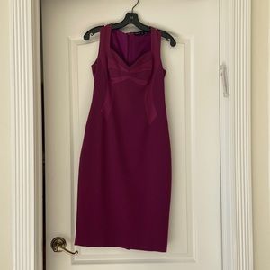 Karen Millen cocktail dress. Magenta color. Size US 6.